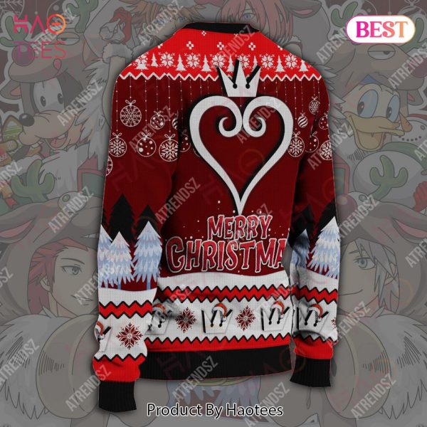 Kingdom Hearts Sweater Sora Kairi Costume Reindeer Red Ugly Sweater 2022