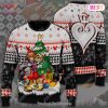 Kingdom Hearts Ugly Sweater Sora Christmas Tree Black White Sweater 2022