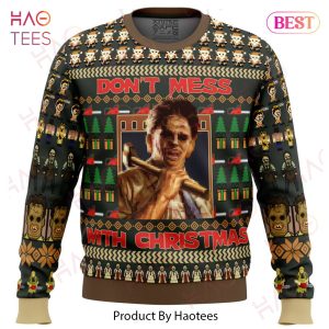 Leatherface Texas Chainsaw Massacre Ugly Christmas Sweater