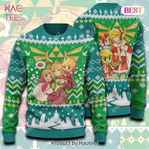 Legend Of Zelda Ugly Sweater Grown Up Chibi Link Sweater Legend Of Zelda Sweater 2022