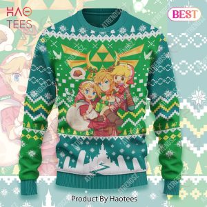 Legend Of Zelda Ugly Sweater Grown Up Chibi Link Sweater Legend Of Zelda Sweater 2022