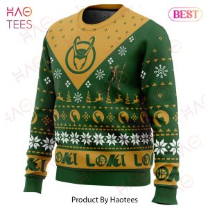 Let Earth Receive Her King Loki Marvel Ugly Christmas Sweater