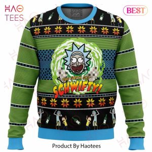 Let’s Get Schwifty! Rick and Morty Ugly Christmas Sweater