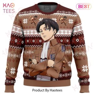 Levi Ackerman Attack on Titan Ugly Christmas Sweater