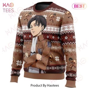 Levi Ackerman Attack on Titan Ugly Christmas Sweater