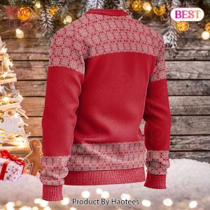 Llama Christmas Sweater Cute Fa La La La Llama Red Ugly Sweater 2022