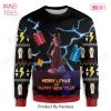 Llama Christmas Sweater DJ Llama Merry Litmas And Happy New Year Ugly Sweater 2022