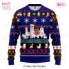 Llama Christmas Sweater Llama Family Blue Ugly Sweater 2022