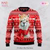 Llama Christmas Sweater Llama Red Apron Costume Ugly Sweater 2022