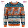 Llama Christmas Sweater Merry Llamas Christmas Pattern Black Ugly Sweater 2022