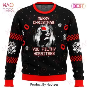 Lord of the Rings Filthy Hobitses Ugly Christmas Sweater