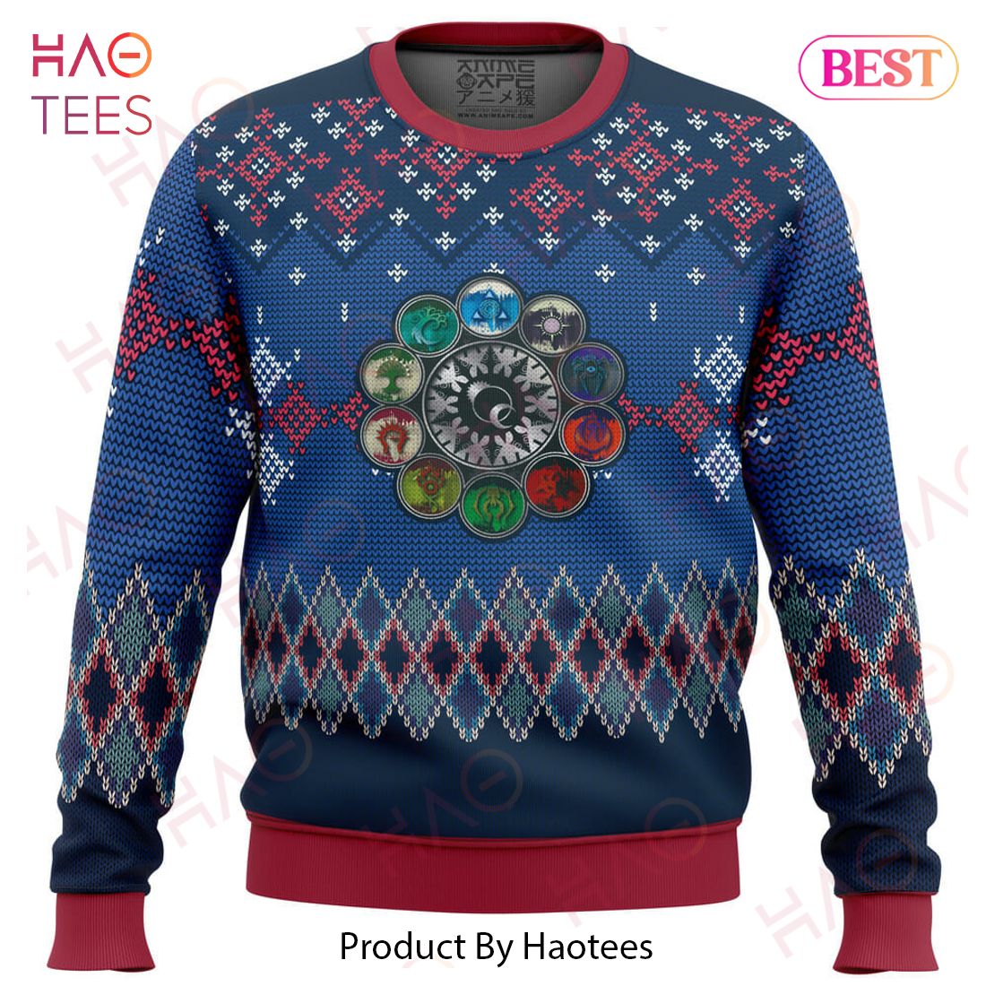 Magic the Gathering Ravnica Ugly Christmas Sweater