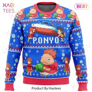 Magical PONYO Ugly Christmas Sweater