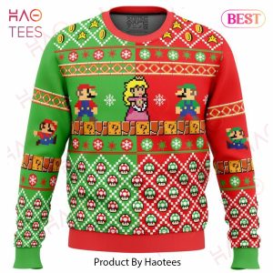 Mario Bros Ugly Christmas Sweater