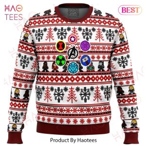 Marvel Avengers Retro Ugly Christmas Sweater
