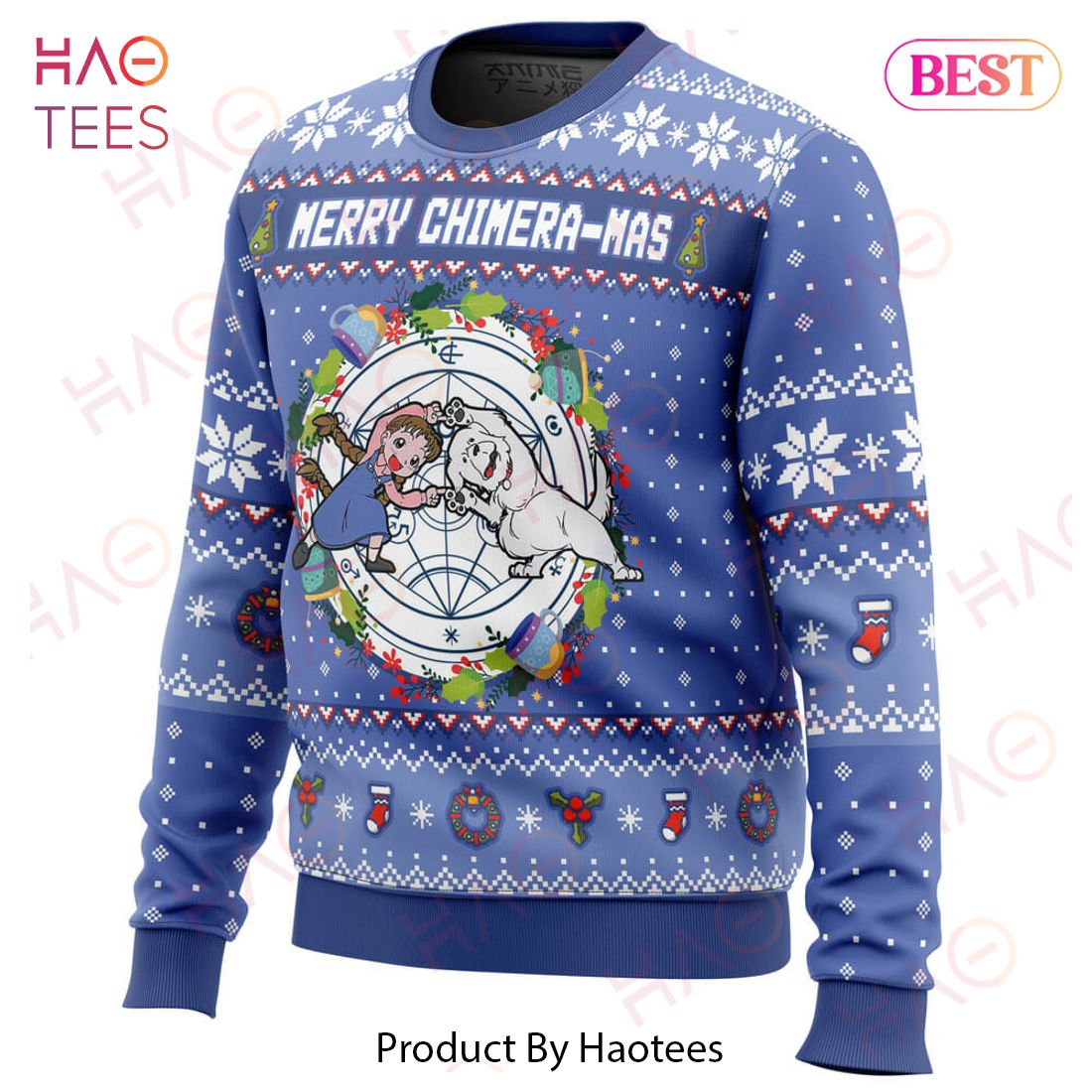 Merry Chimera-mas Fullmetal Alchemist Christmas Sweater