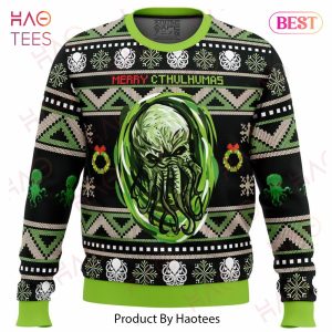 Merry Cthulhumas Cthulhu Ugly Christmas Sweater