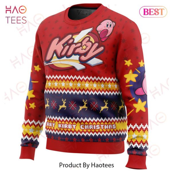 Merry Kirby Christmas Kirby Ugly Christmas Sweater