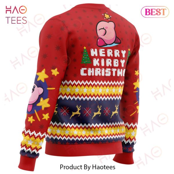Merry Kirby Christmas Kirby Ugly Christmas Sweater