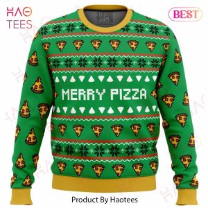 Merry Pizza Ugly Christmas Sweater