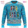 Mighty Morphin Power Rangers Black Ugly Christmas Sweater