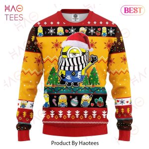 Minions Ugly Sweater Minion Christmas Pattern Yellow Red Sweater Minions Sweater 2022
