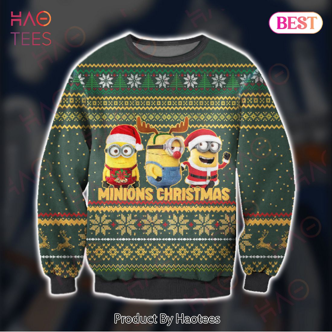 Minions Ugly Sweater Stuart Kelvin Bob Minions Christmas Sweater Awesome Minions Sweater 2022