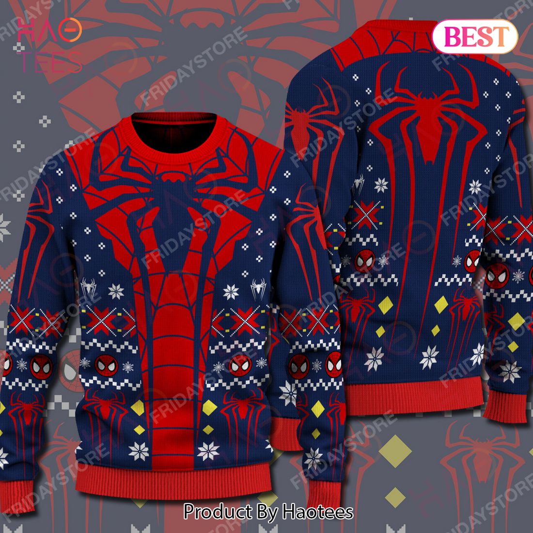 MV Ugly Sweater MV Amazing Spider Christmas Sweater Cool Spiderman Sweater 2022