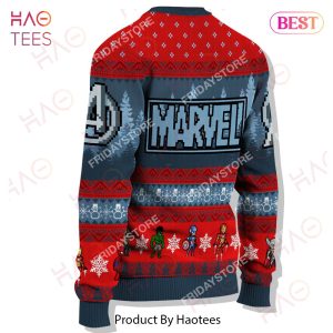 MV Ugly Sweater MV Super Heroes With Christmas Tree Christmas Sweater Amazing MV Avengers Sweater 2022