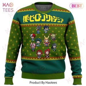 My Hero Academia Sprites Ugly Christmas Sweater