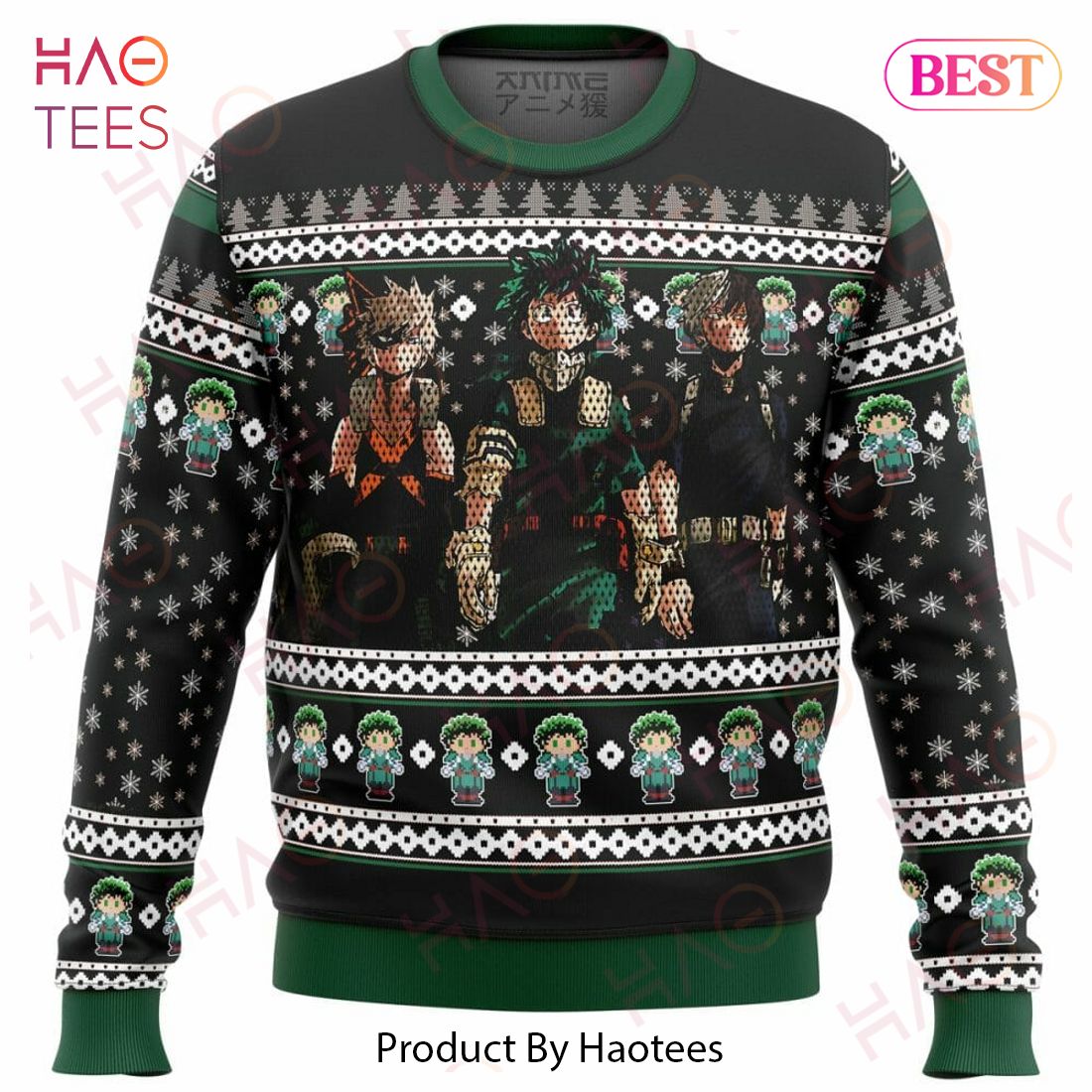 My Hero Academia top 3 Ugly Christmas Sweater