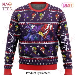 Neon Genesis Evangelion Evas Ugly Christmas Sweater
