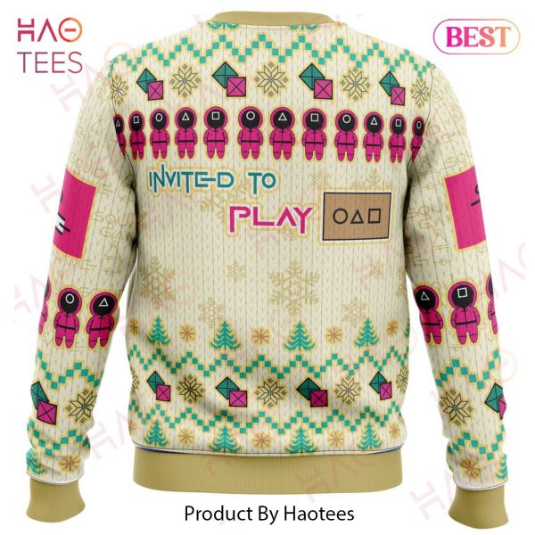 On the First Day of Christmas Squid Game Christmas Sweater