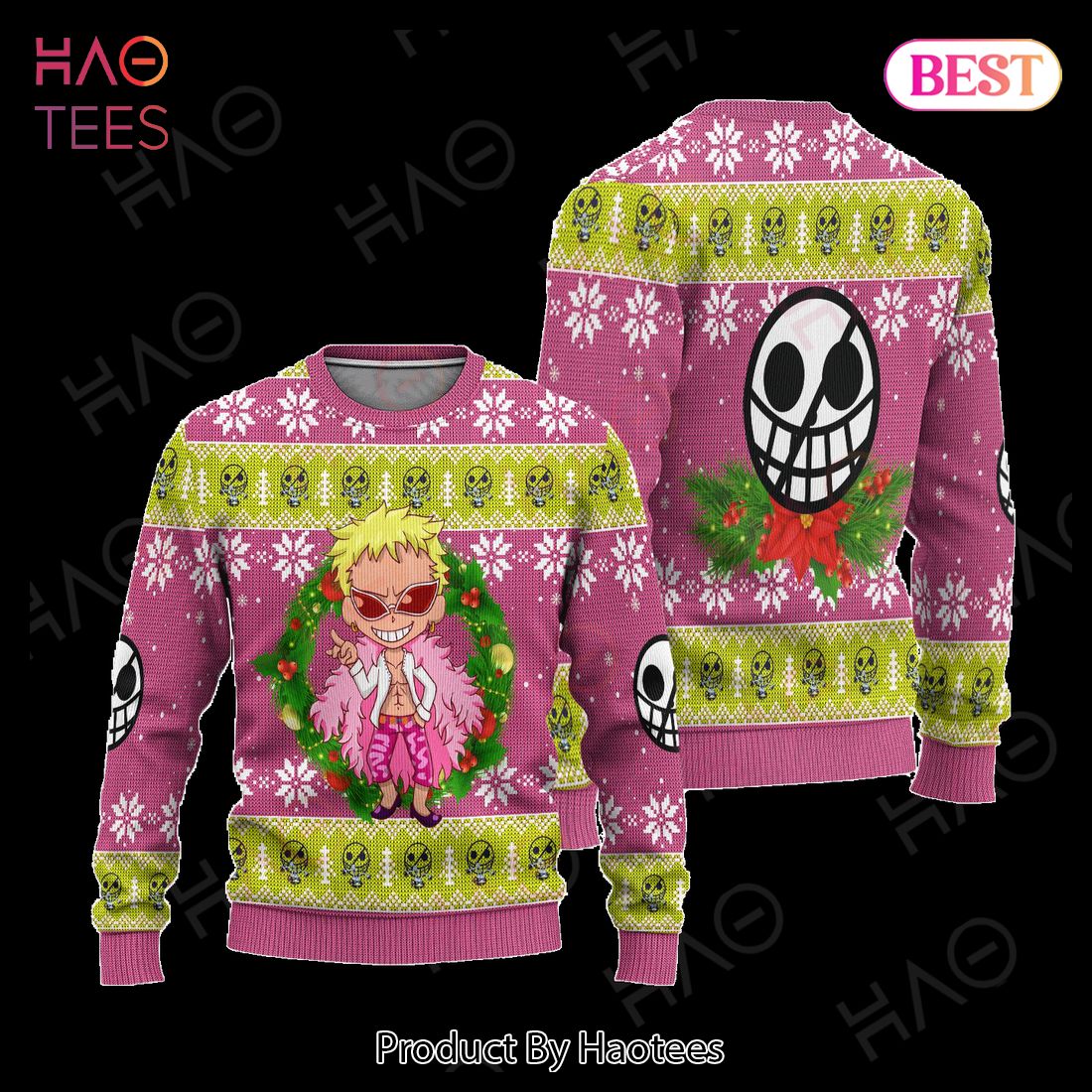 One Piece - Donquixote Anime Ugly Christmas Sweater Xmas Gift