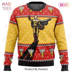 One Punch Man Saitama Shadow Ugly Christmas Sweater