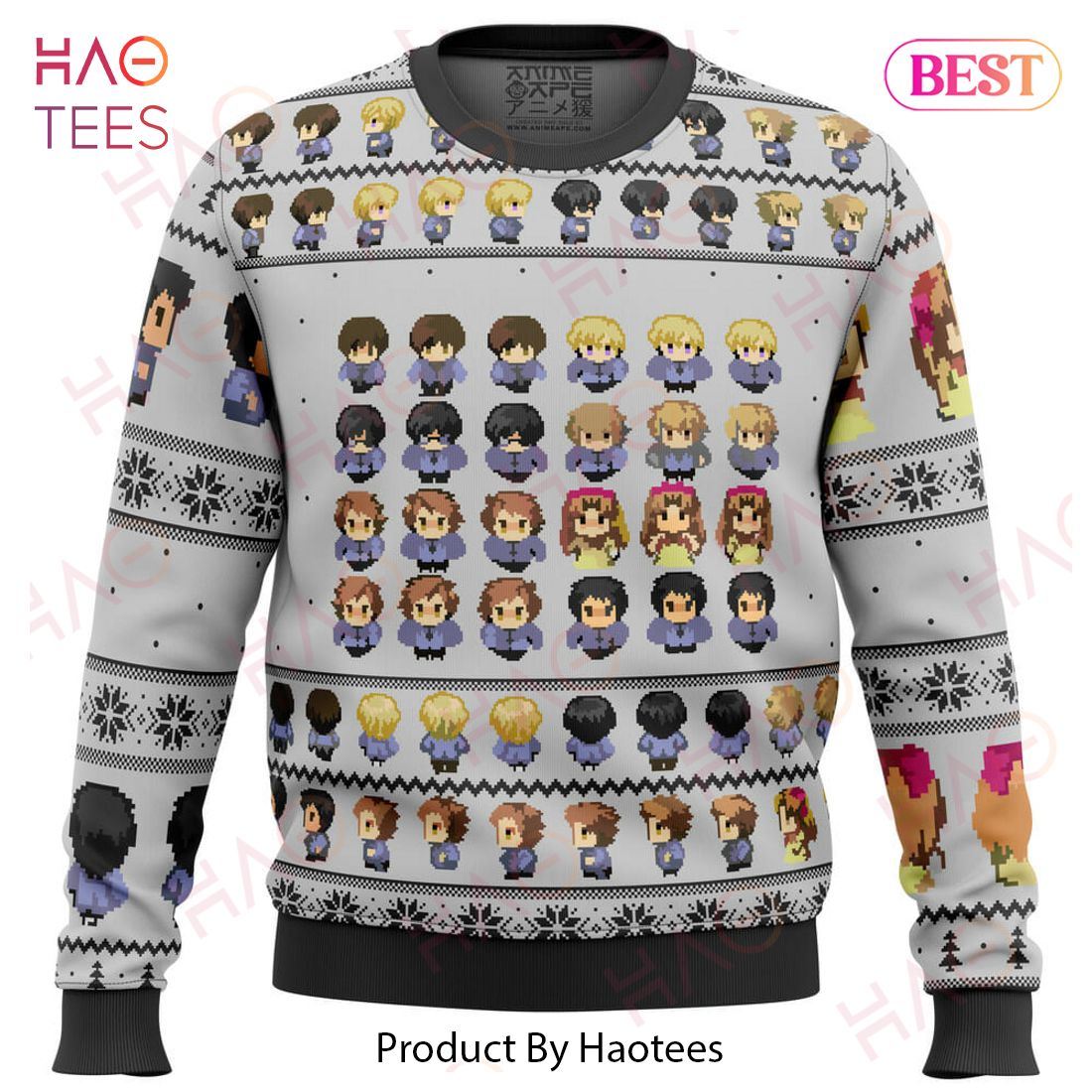 Ouran High School Host Club Sprites Ugly Christmas Sweater