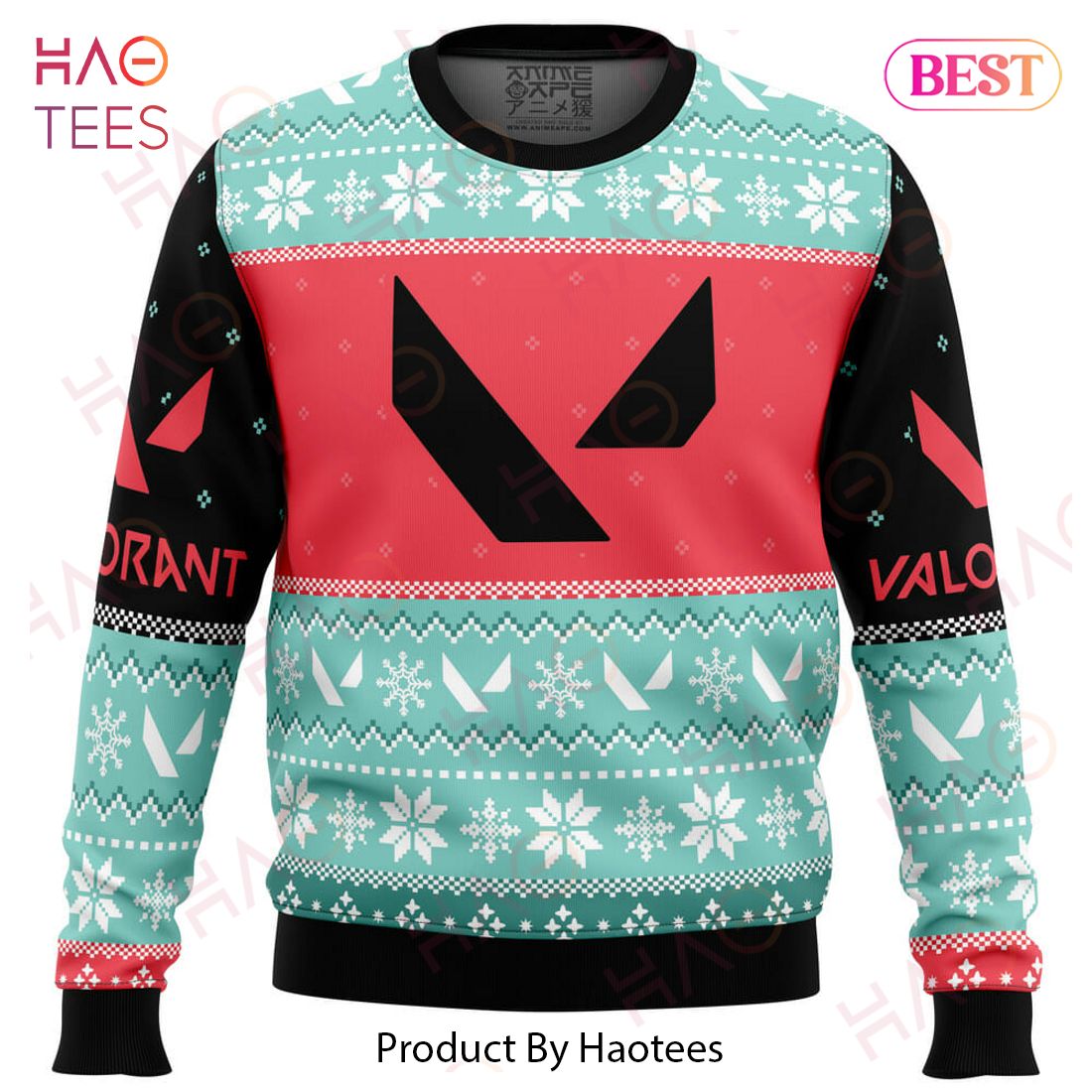 Play As One Valorant Ugly Christmas Sweater