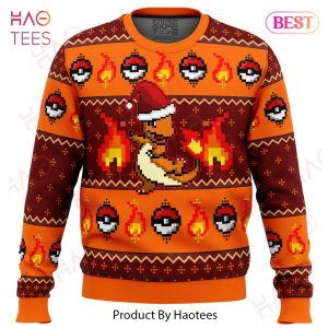 Pokemon Charmander Ugly Christmas Sweater