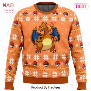 Pokemon Christmas Blaze Charizard Ugly Christmas Sweater