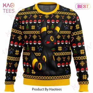 Pokemon Christmas Umbreon Ugly Christmas Sweater