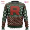 Pokemon Team Rocket Red Black Ugly Christmas Sweater Pokemon Team Rocket Red Black Ugly Christmas Sweater
