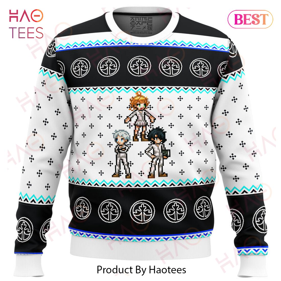Promised Neverland Sprites Ugly Christmas Sweater