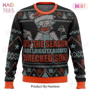 Rick and Morty Tis The Season Ugly Christmas Sweater