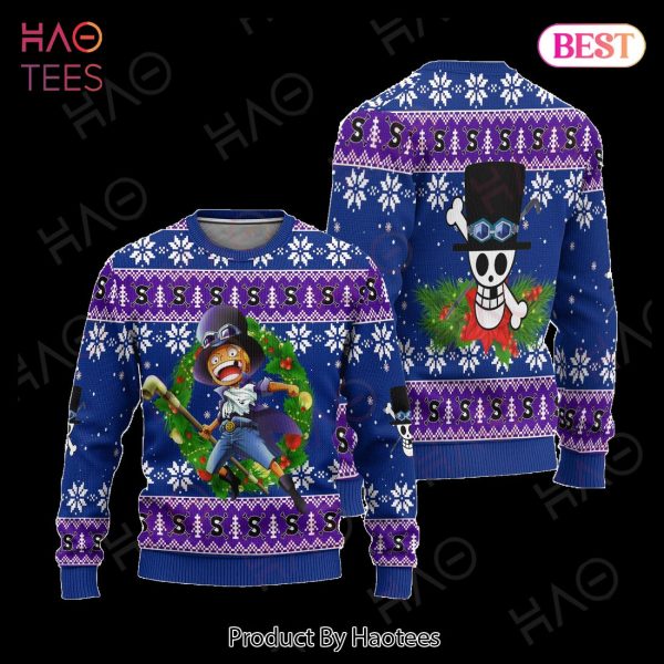 Sabo One Piece Anime Ugly Christmas Sweater Xmas Gift