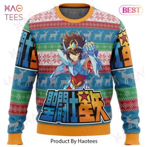 Saint Seiya Alt Ugly Christmas Sweater