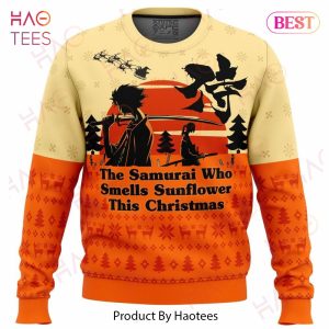 Samurai Champloo The Samurai Who Smells Sunflower This Christmas Ugly Christmas Sweater