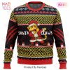 Santa Dribble Basketball Ugly Christmas Sweater Custom Sweatshirt Apparel