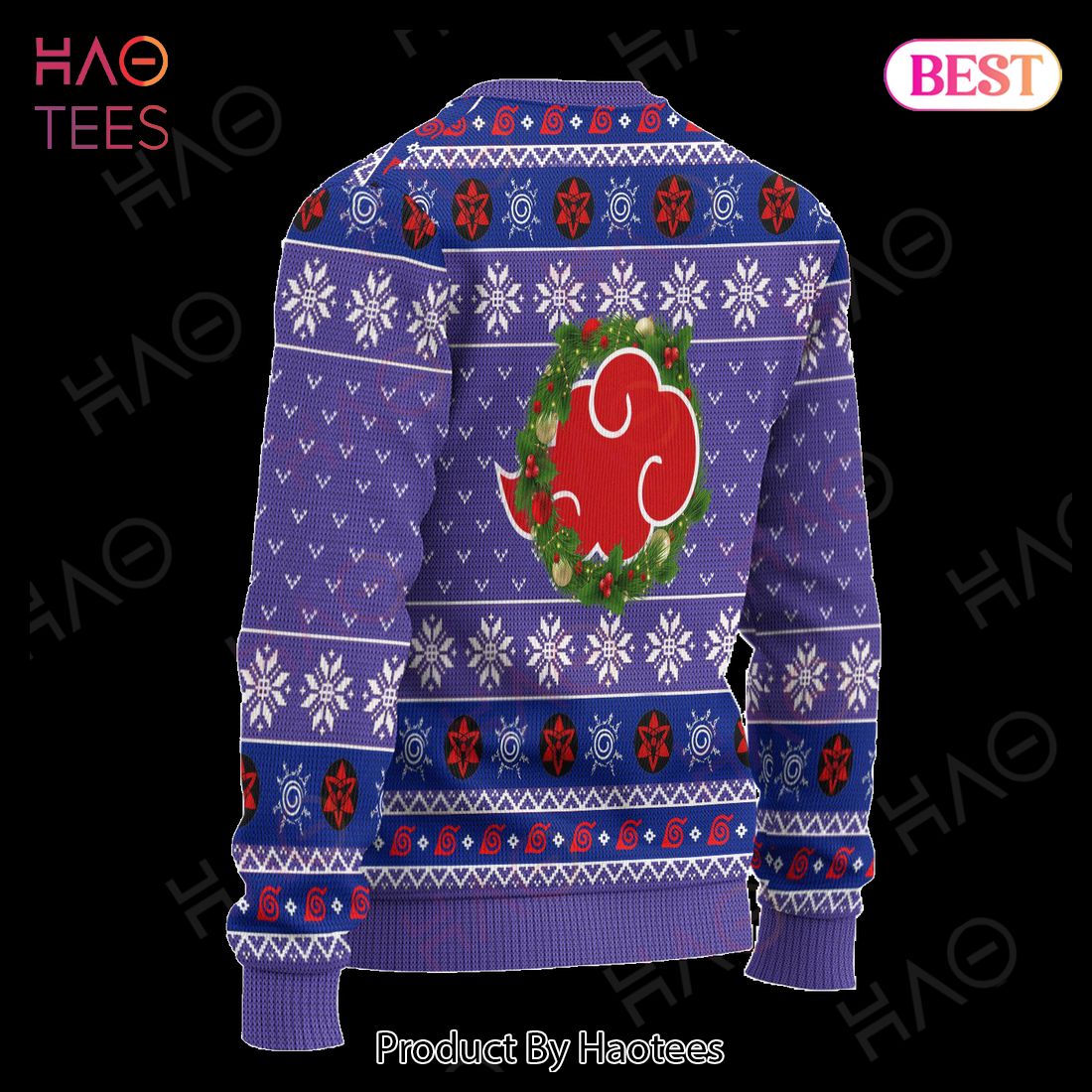 Sasuke Akatsuki Ugly Christmas Sweater Naruto Anime Xmas Gift Sasuke Akatsuki Ugly Christmas Sweater Naruto Anime Xmas Gift