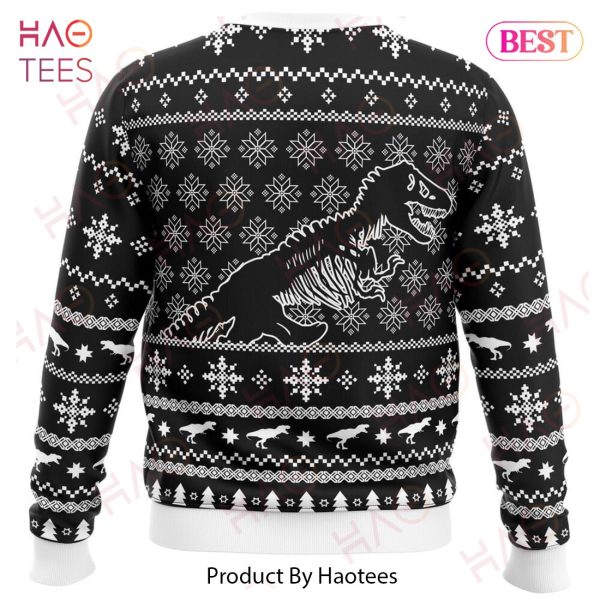 Skeleton Christmas Jurassic Park Ugly Christmas Sweater