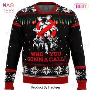 Stranger Things Who You Gonna Call Ugly Christmas Sweater